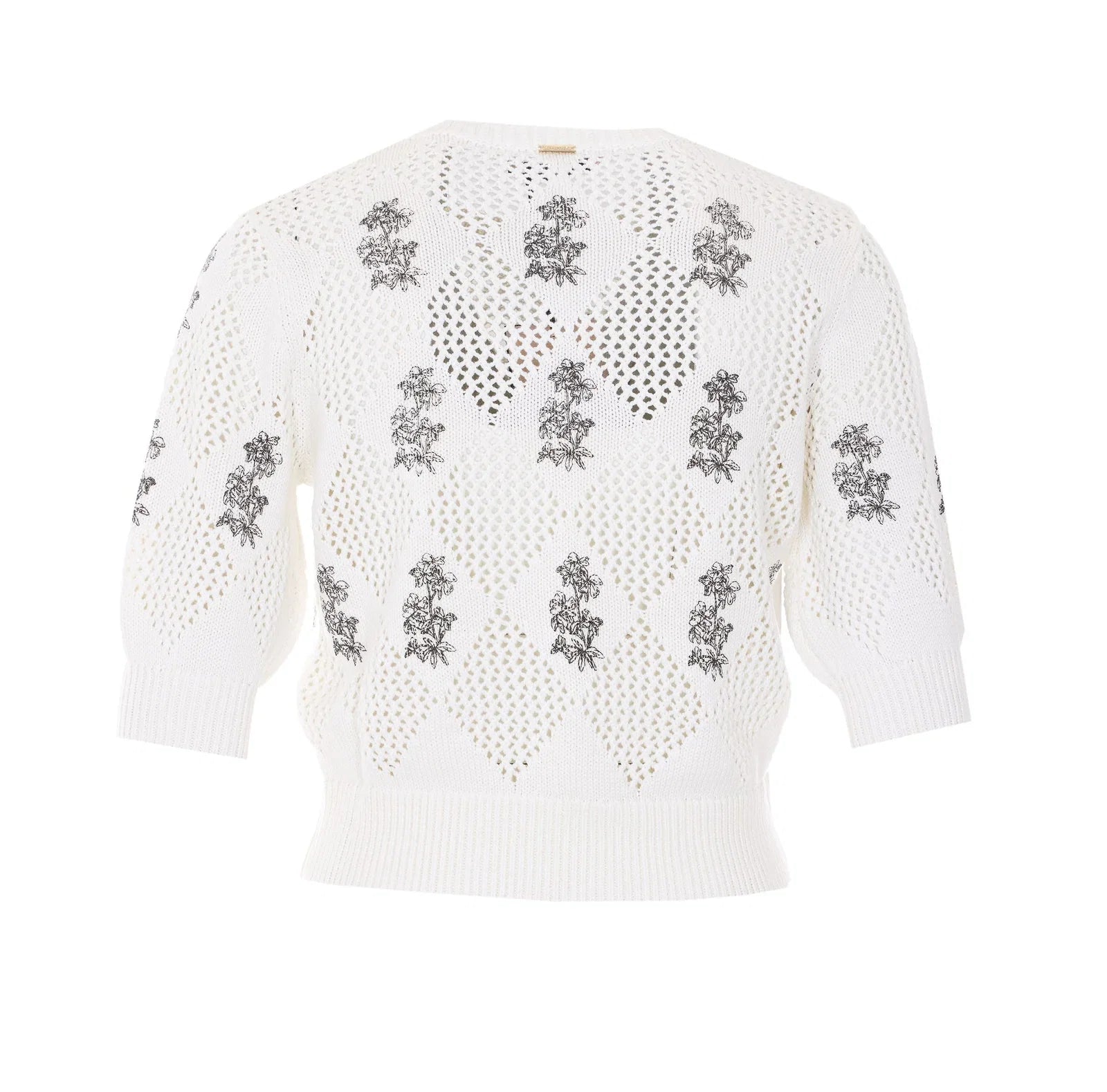 Twinset Embroidered Detailed Knitted Top