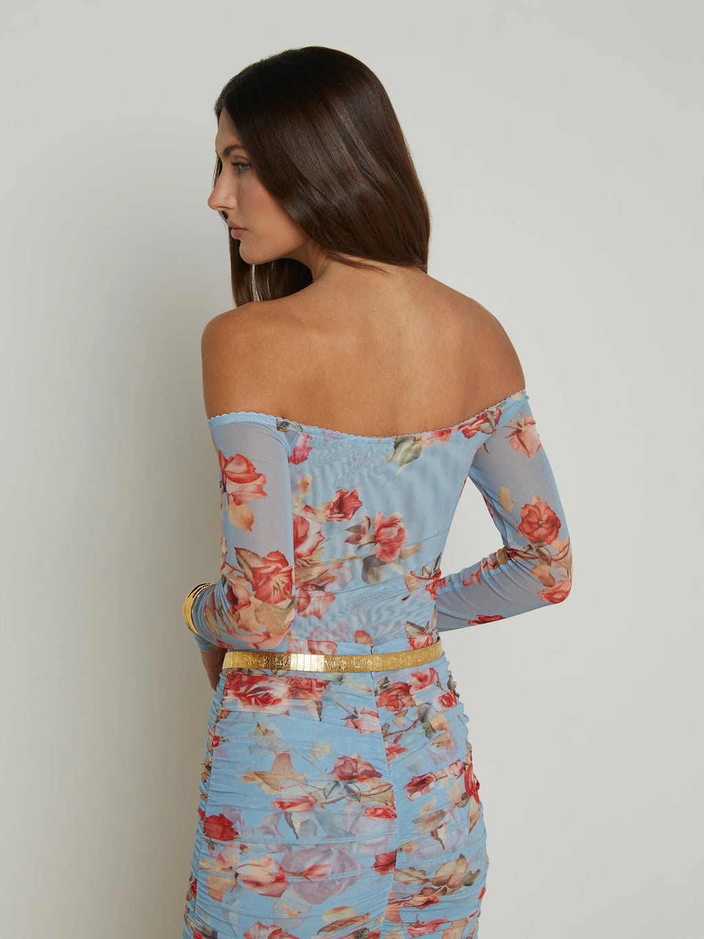 L'Agence Peonie Off-The-Shoulder Bodysuit