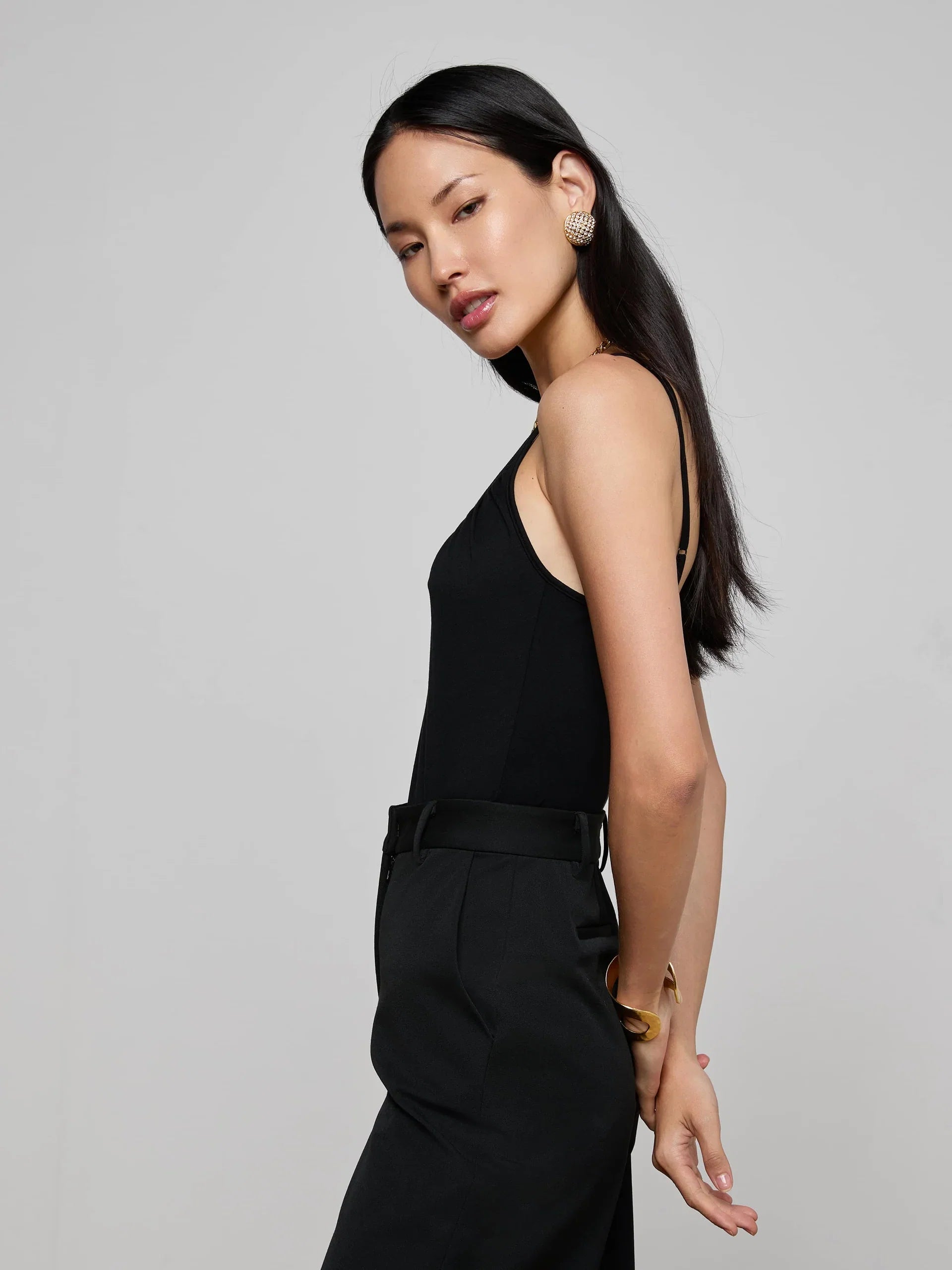 L'Agence Naseem Ruched Bodysuit