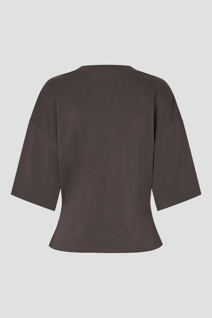 Missouri Tee - Dark Brown Melange