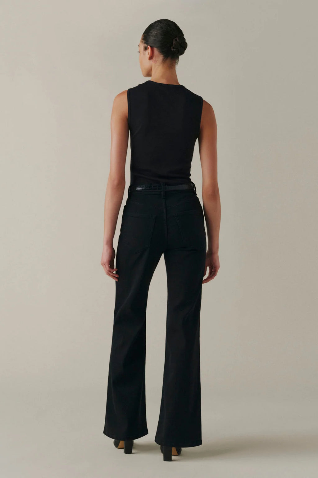 Warp+Weft The Californian - Slim Wide Leg Jeans