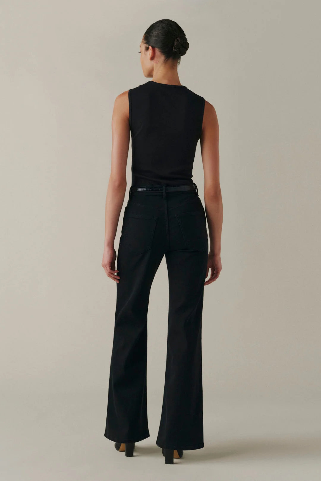 Warp+Weft The Californian - Slim Wide Leg Jeans