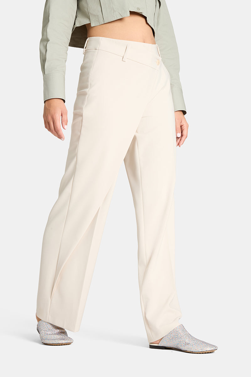 Cambio Anais Wrap Front Icing Tailored Flow Pants