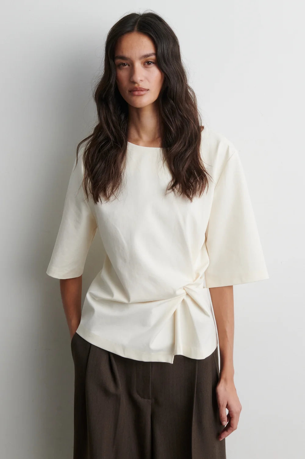 Second Female Arkai Drape Tee