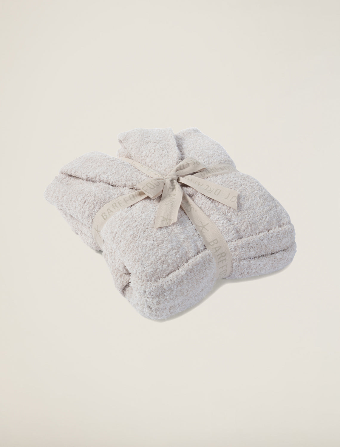 Barefoot Dreams Peignoir adulte Cozychic pour femme Pierre chinée/Blanc