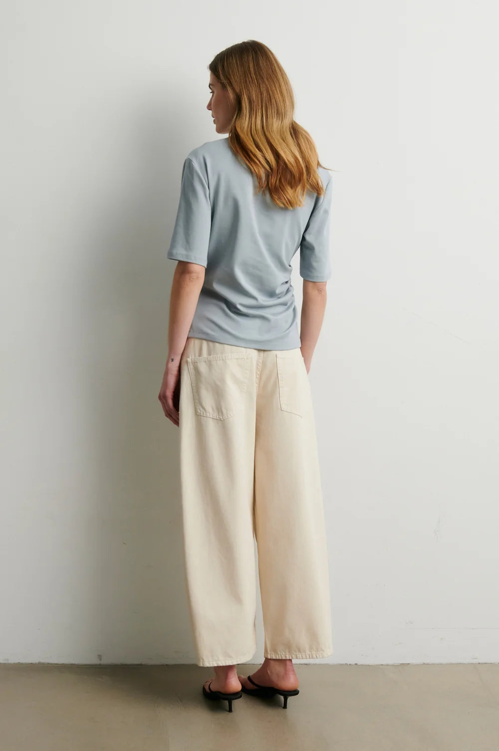 Missouri Drape Tee-QUARRY