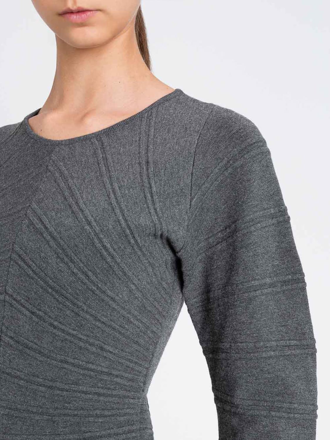 Robe en tricot côtelé Twinset