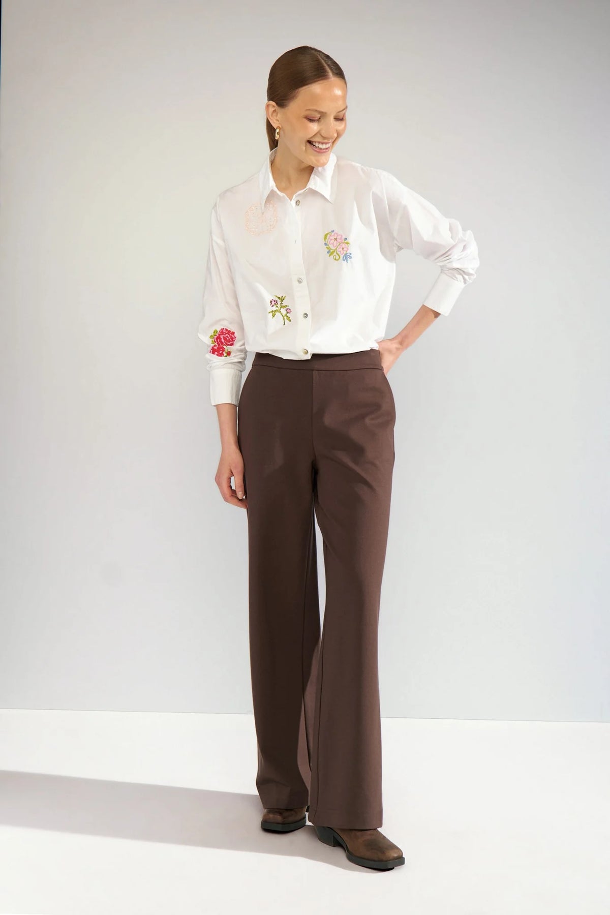 Numph Nuhollie Shirt - Bright White