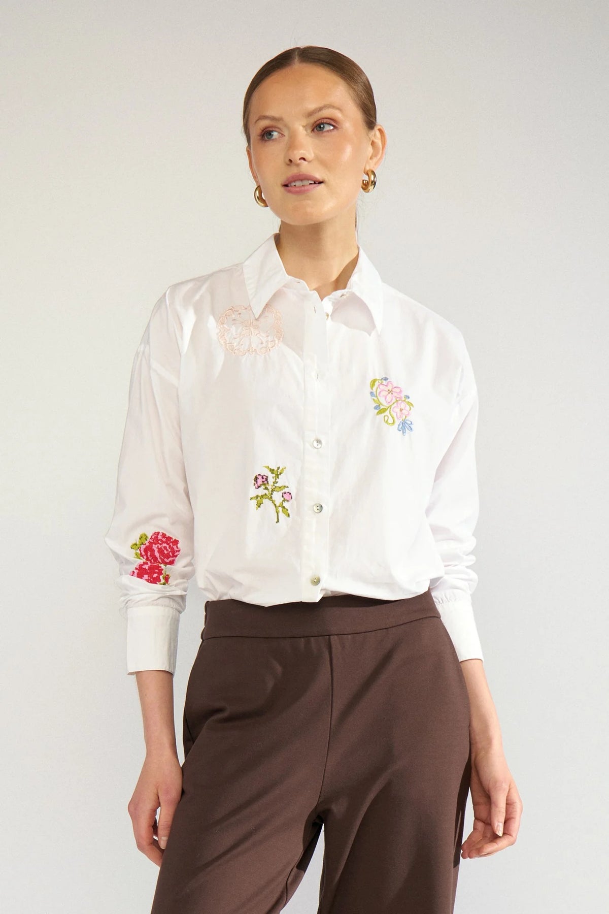 Numph Nuhollie Shirt - Bright White