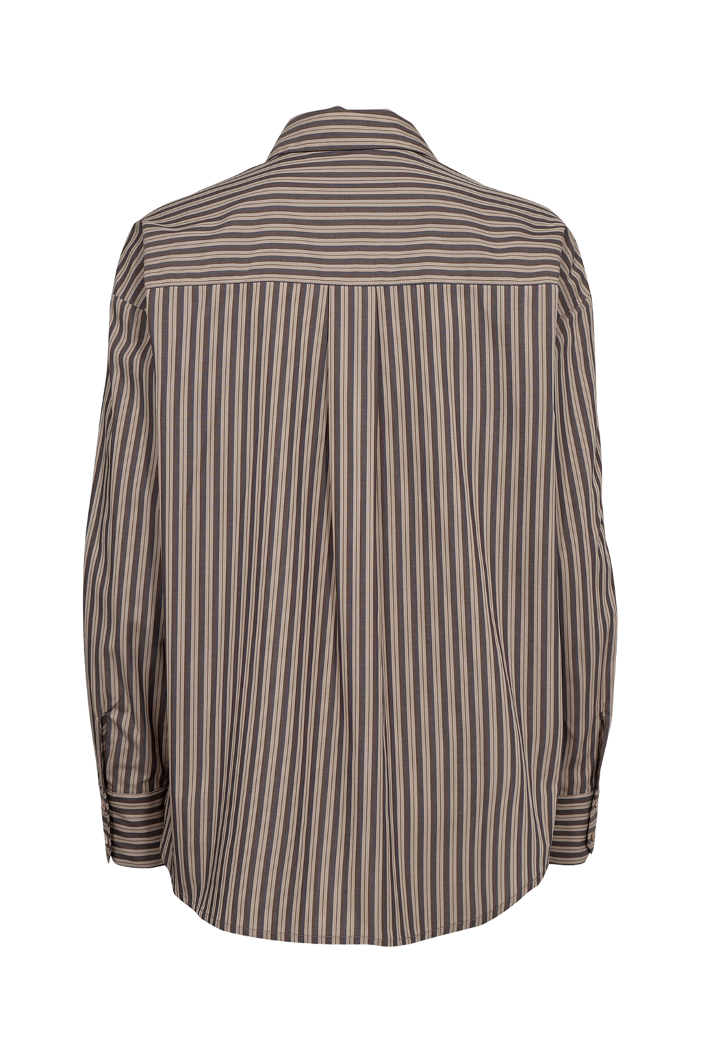 Numph Chemise brodée Nukacey - Taupe foncé