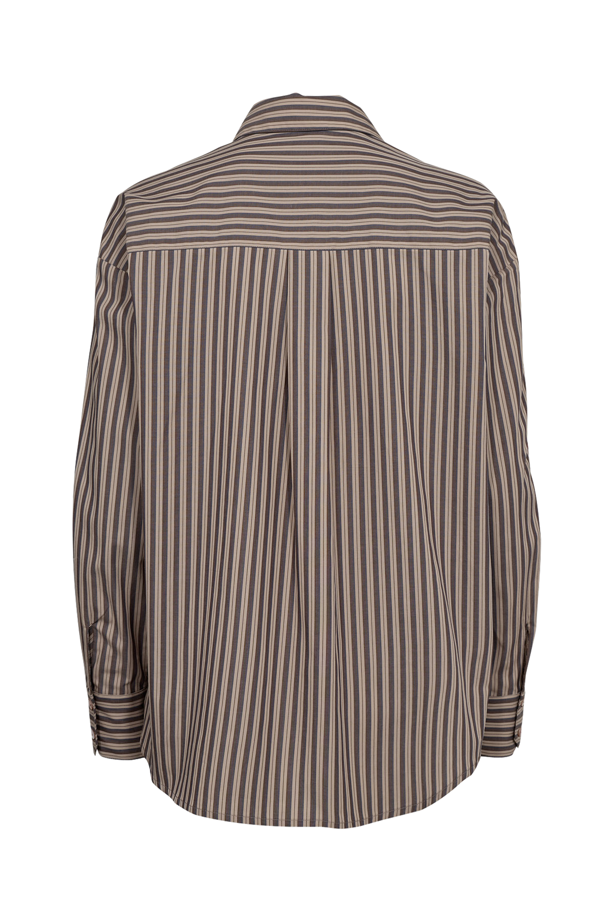 Numph Chemise brodée Nukacey - Taupe foncé