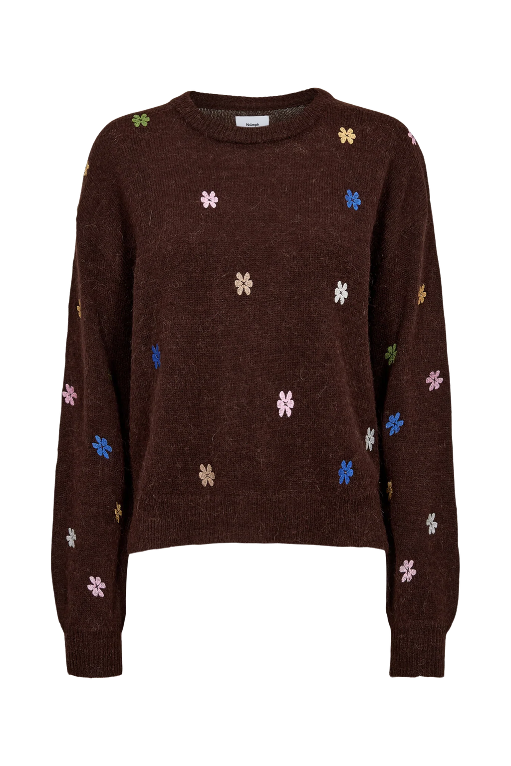 Numph Nuflorie Pullover - Black Coffee