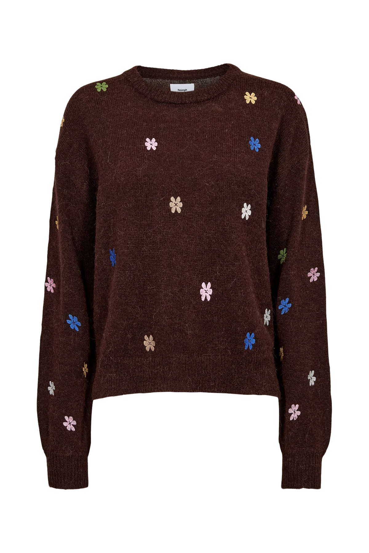 Numph Nuflorie Pullover - Black Coffee