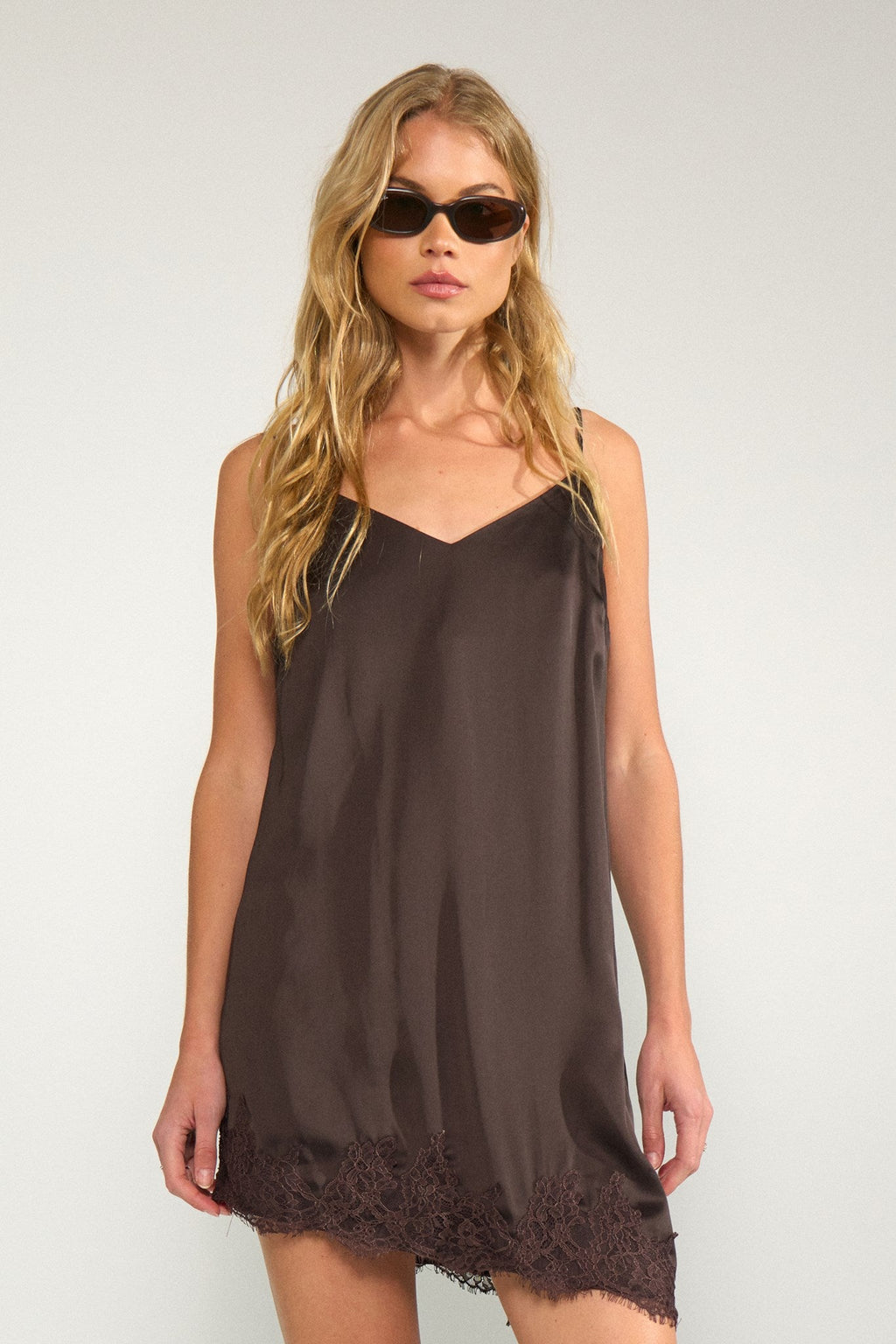 Numph Nunadine Dress - Black Coffee