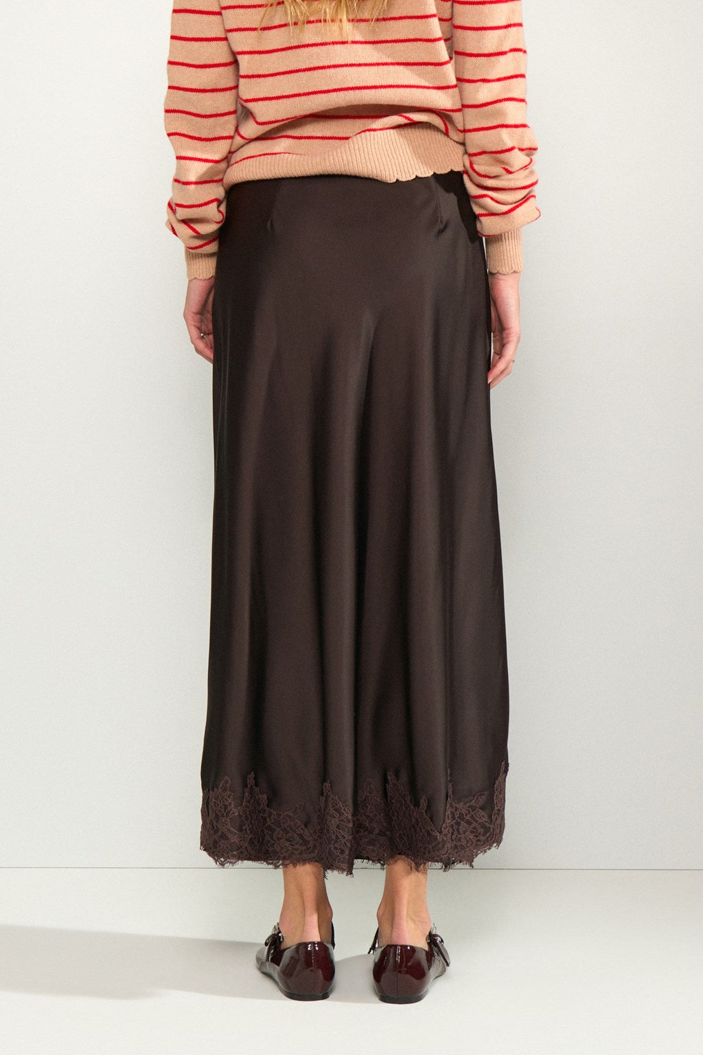 Numph Nunadine Skirt - Black Coffee
