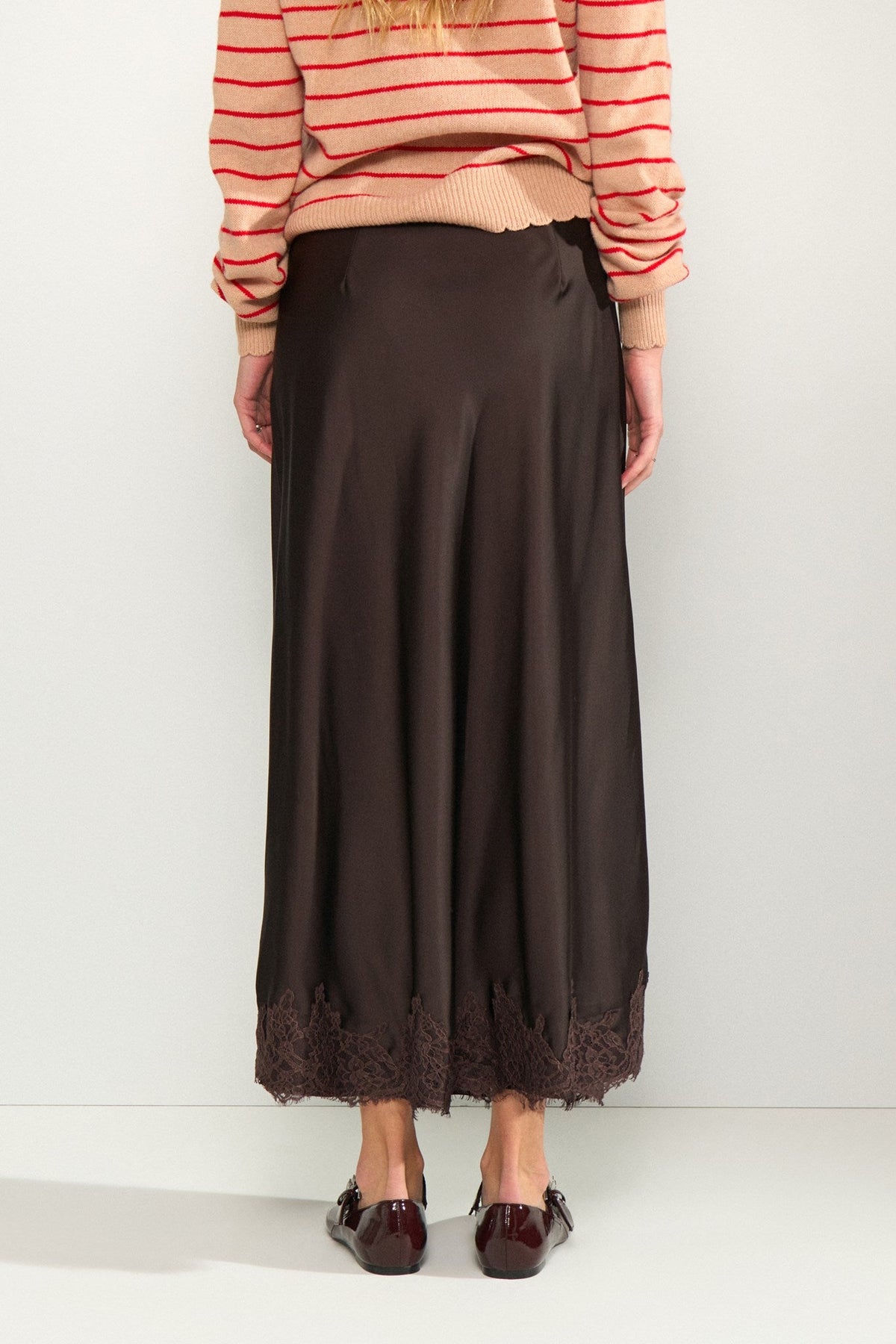 Numph Nunadine Skirt - Black Coffee