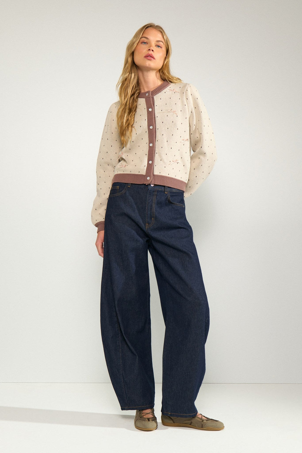 Numph Nusamara Cardigan - Gray Morn