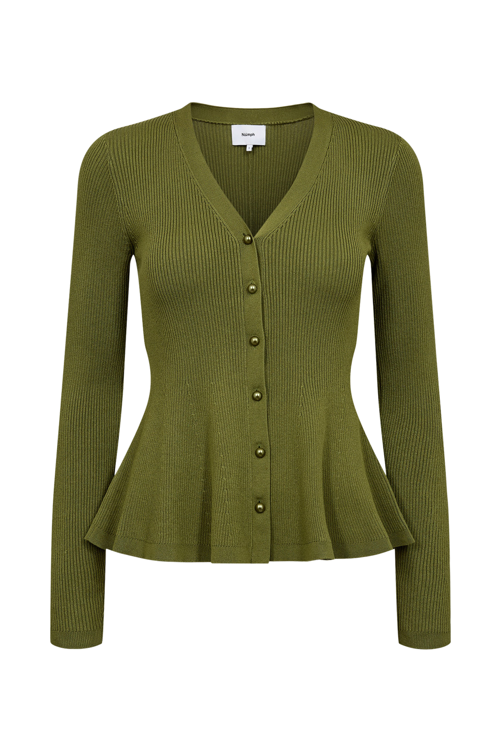 Numph Cardigan Nusira - Vert calla