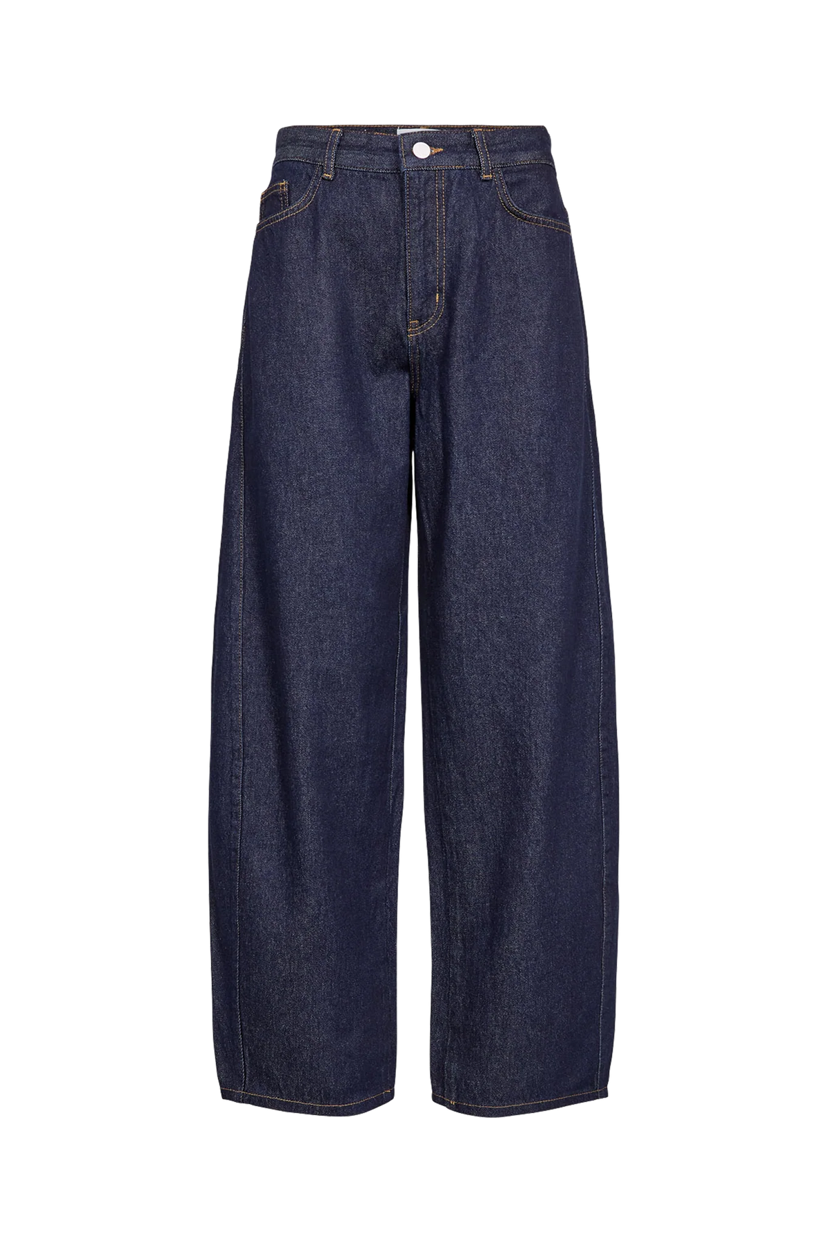 Numph Nuamsterdam HR Barrel Jeans - Dark Blue Denim