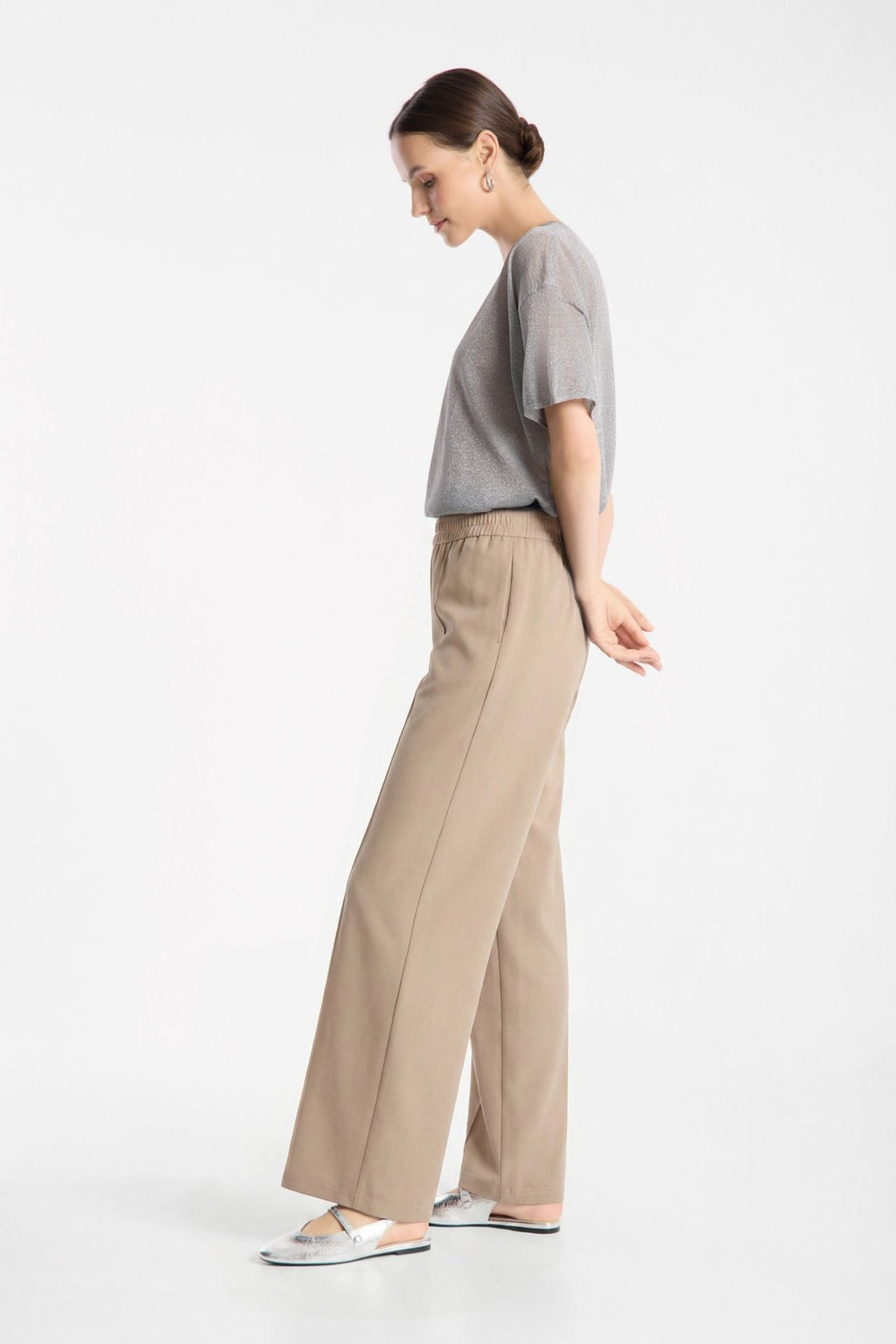 Raffaello Rossi Cosmea Pant - Warm Taupe