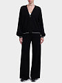 Cardigan zippé noir pour femme Liu Jo Sport - Nero Bianco