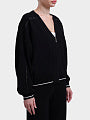Liu Jo Sport Women's Black Zip Cardigan - Nero Bianco