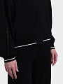 Cardigan zippé noir pour femme Liu Jo Sport - Nero Bianco