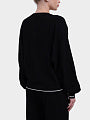 Cardigan zippé noir pour femme Liu Jo Sport - Nero Bianco