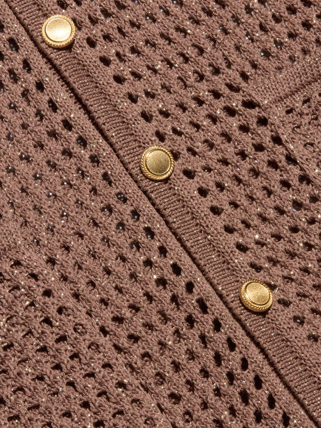 L'Agence Mariana Pointelle Knit Short Hazelnut