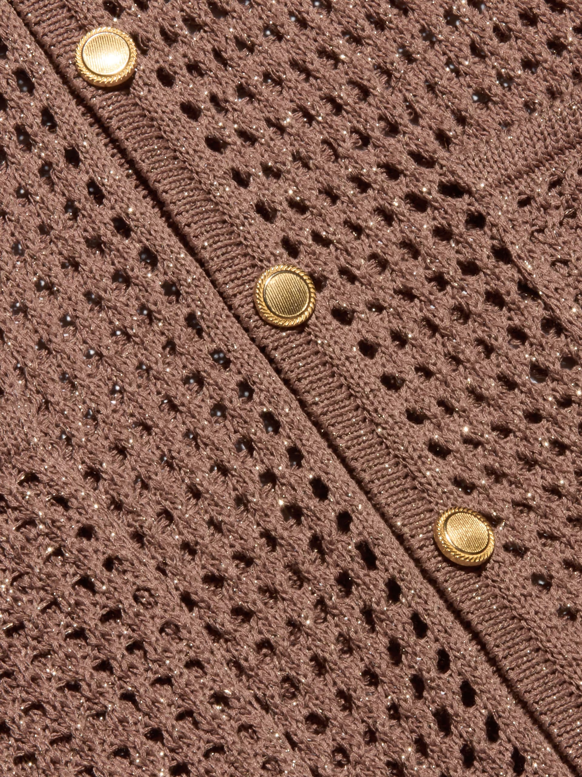 L'Agence Mariana Pointelle Knit Short Hazelnut