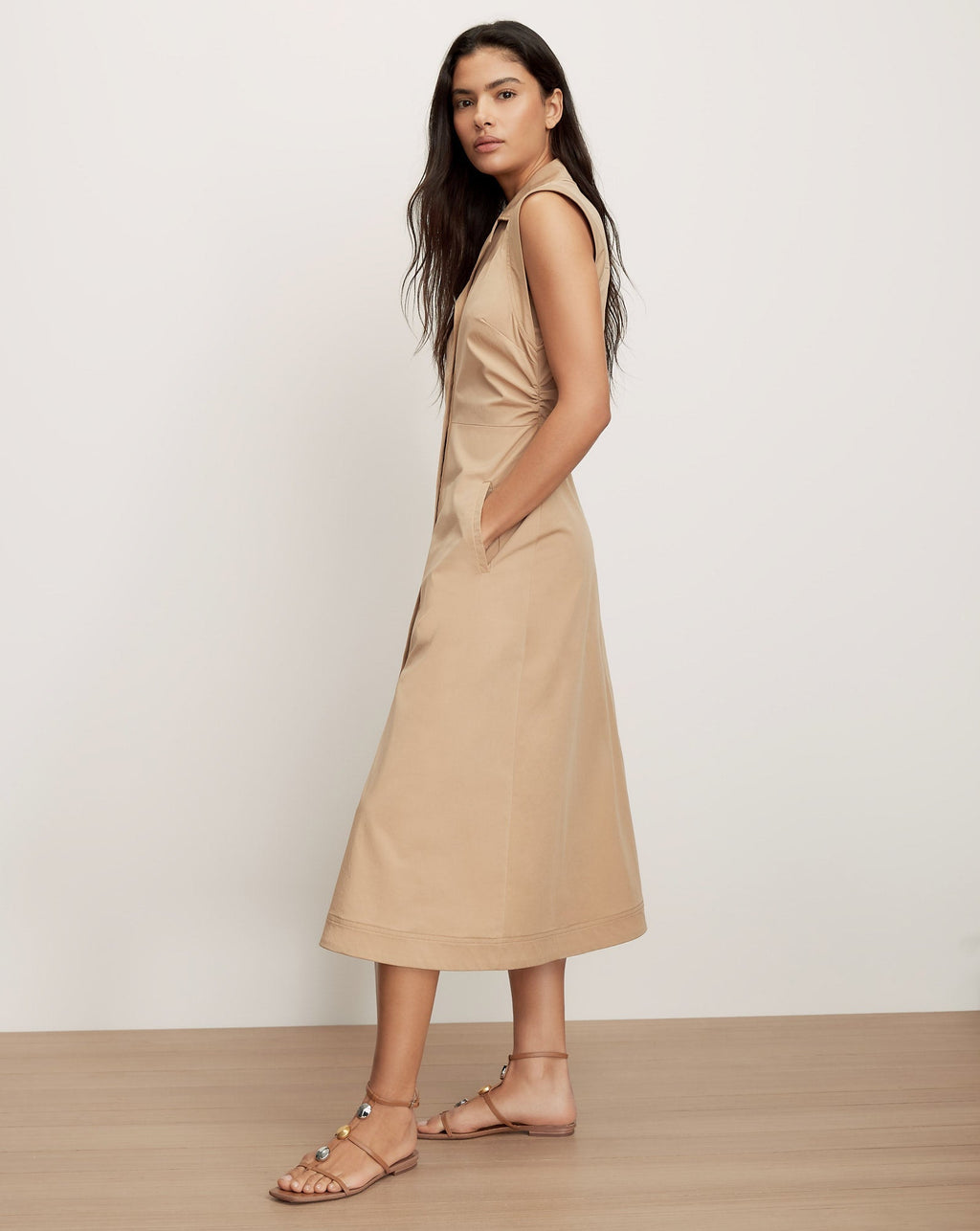 Veronica Beard Orla Dress Khaki