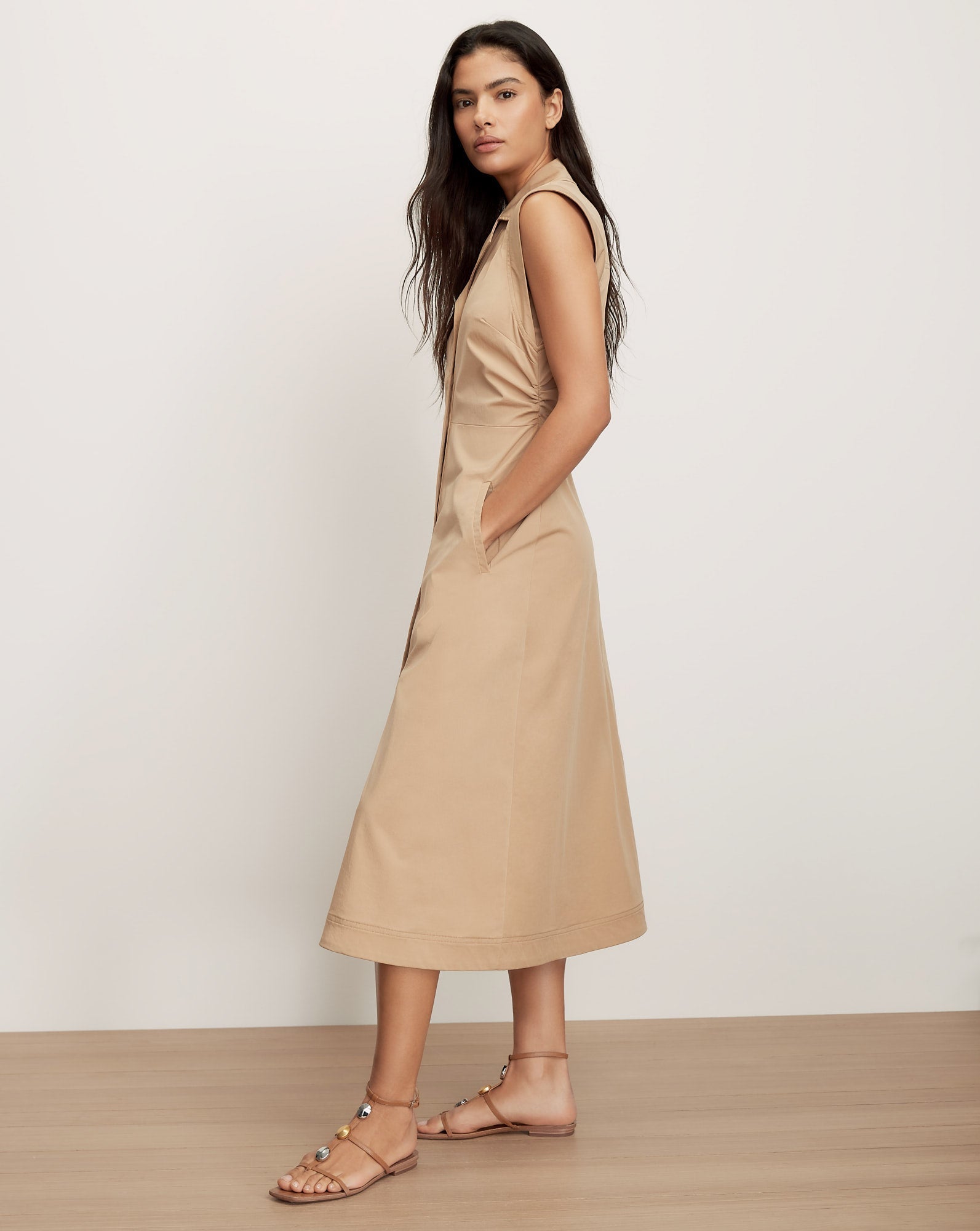 Veronica Beard Orla Dress Khaki