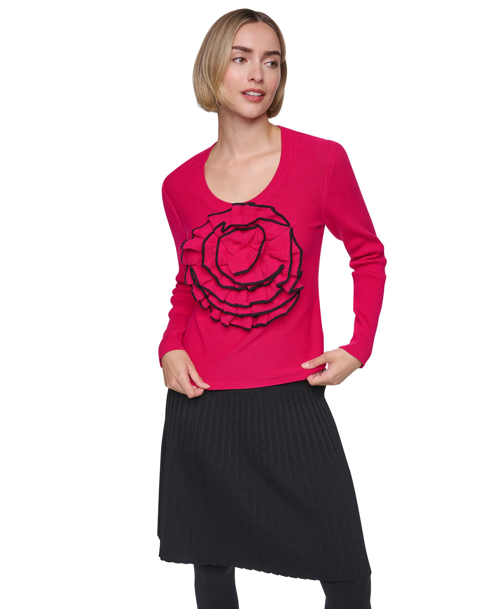 Sonia Rykiel Rosette Topped Pullover