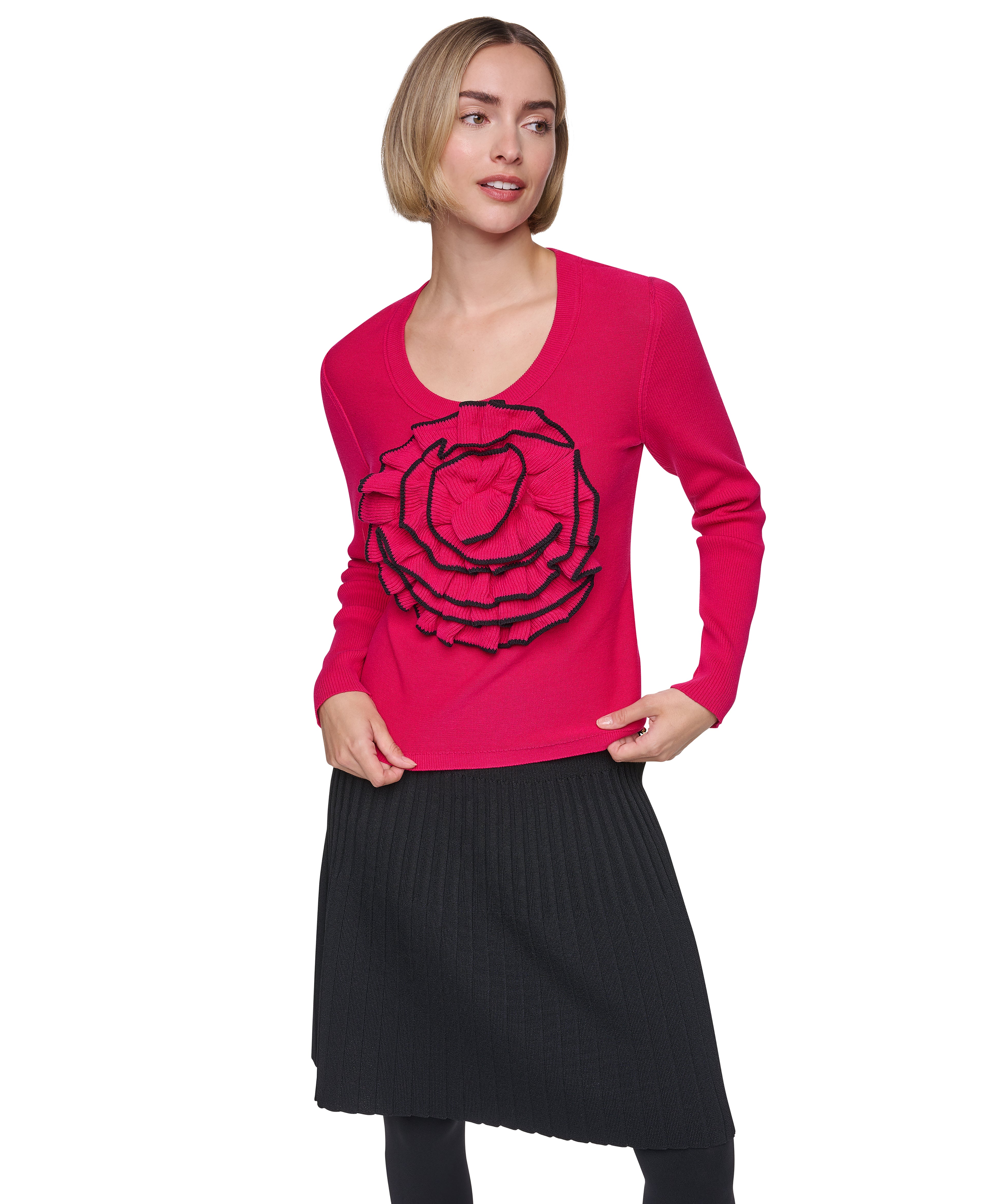 Sonia Rykiel Rosette Topped Pullover