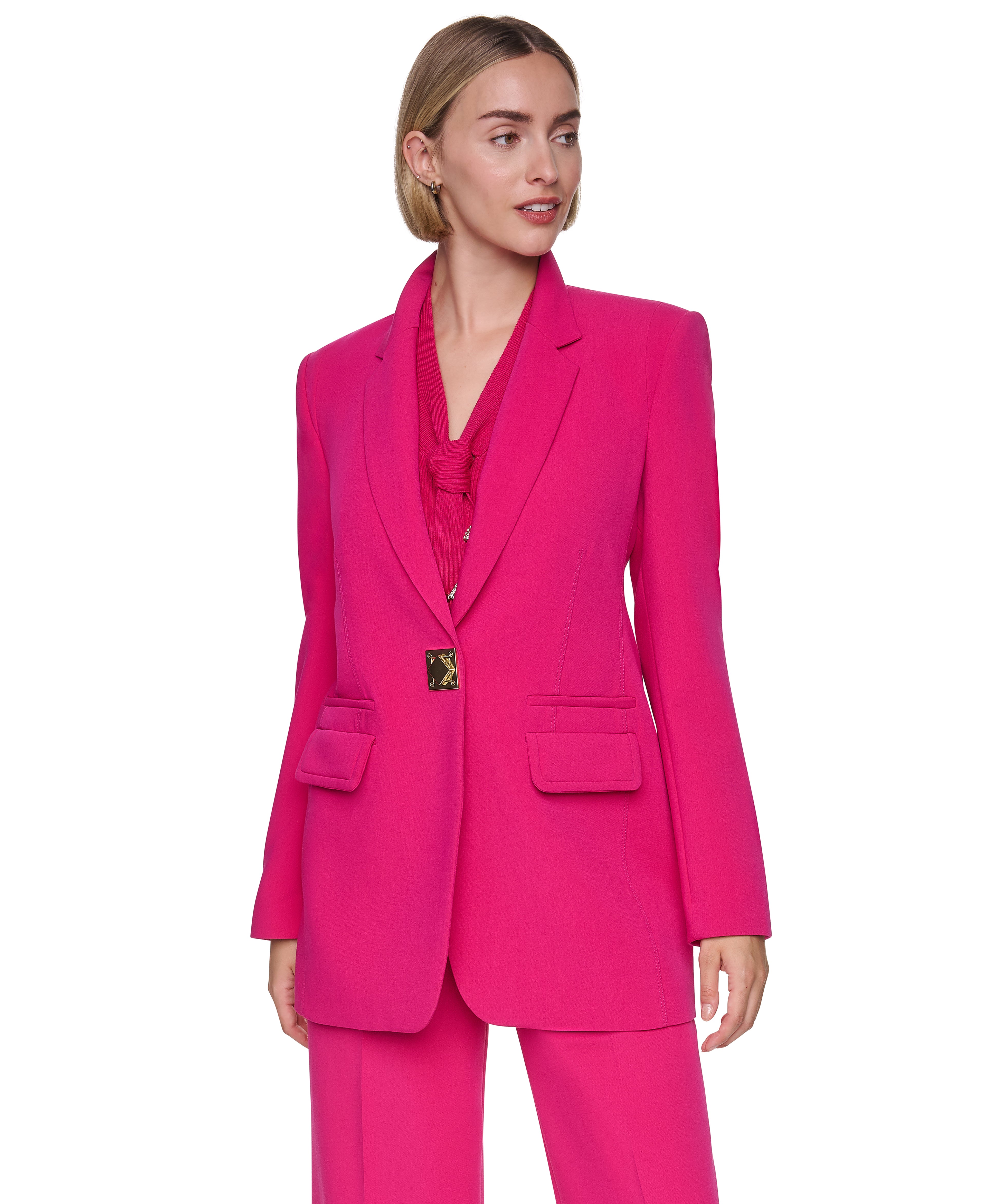 Sonia Rykiel One button long blazer