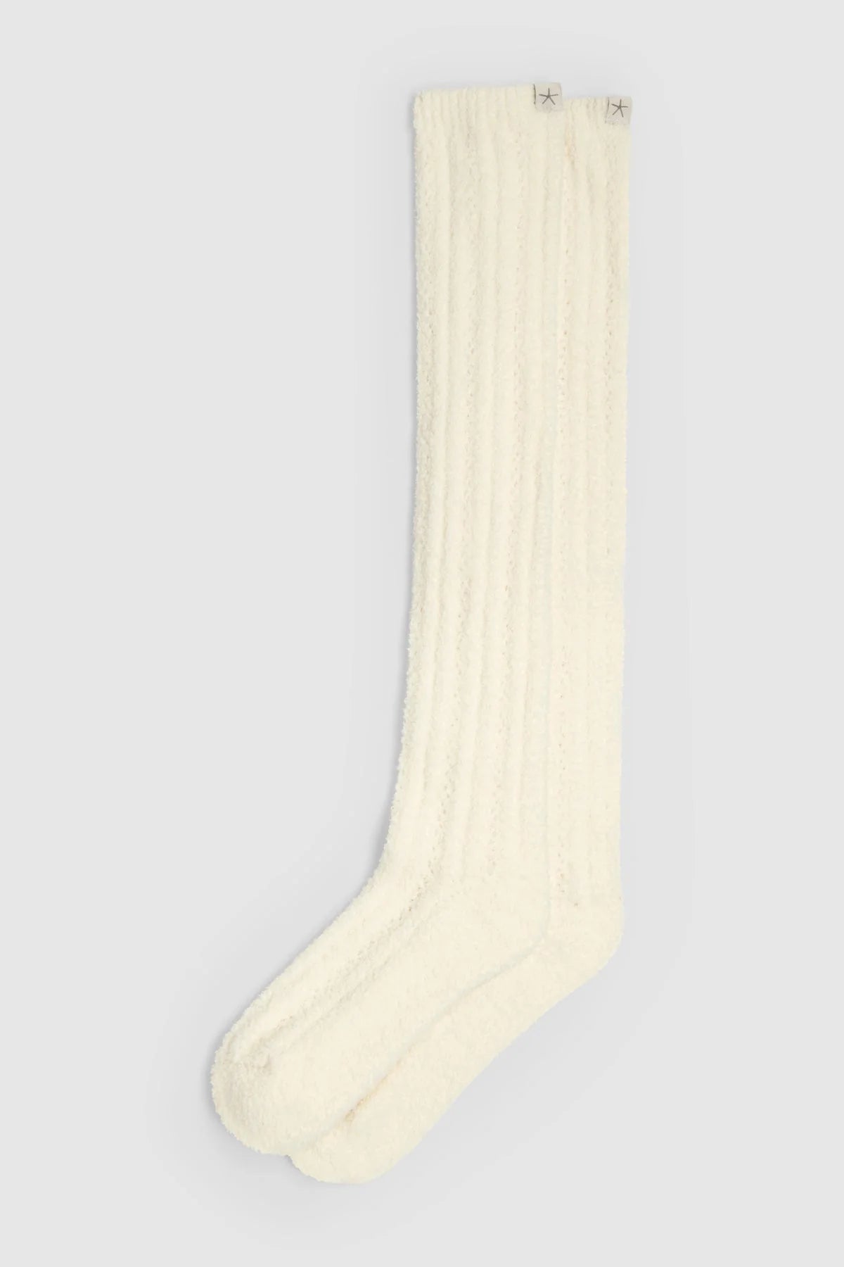 Barefoot Dreams Women's Cozychic Pointelle Knee High Socks - Pearl