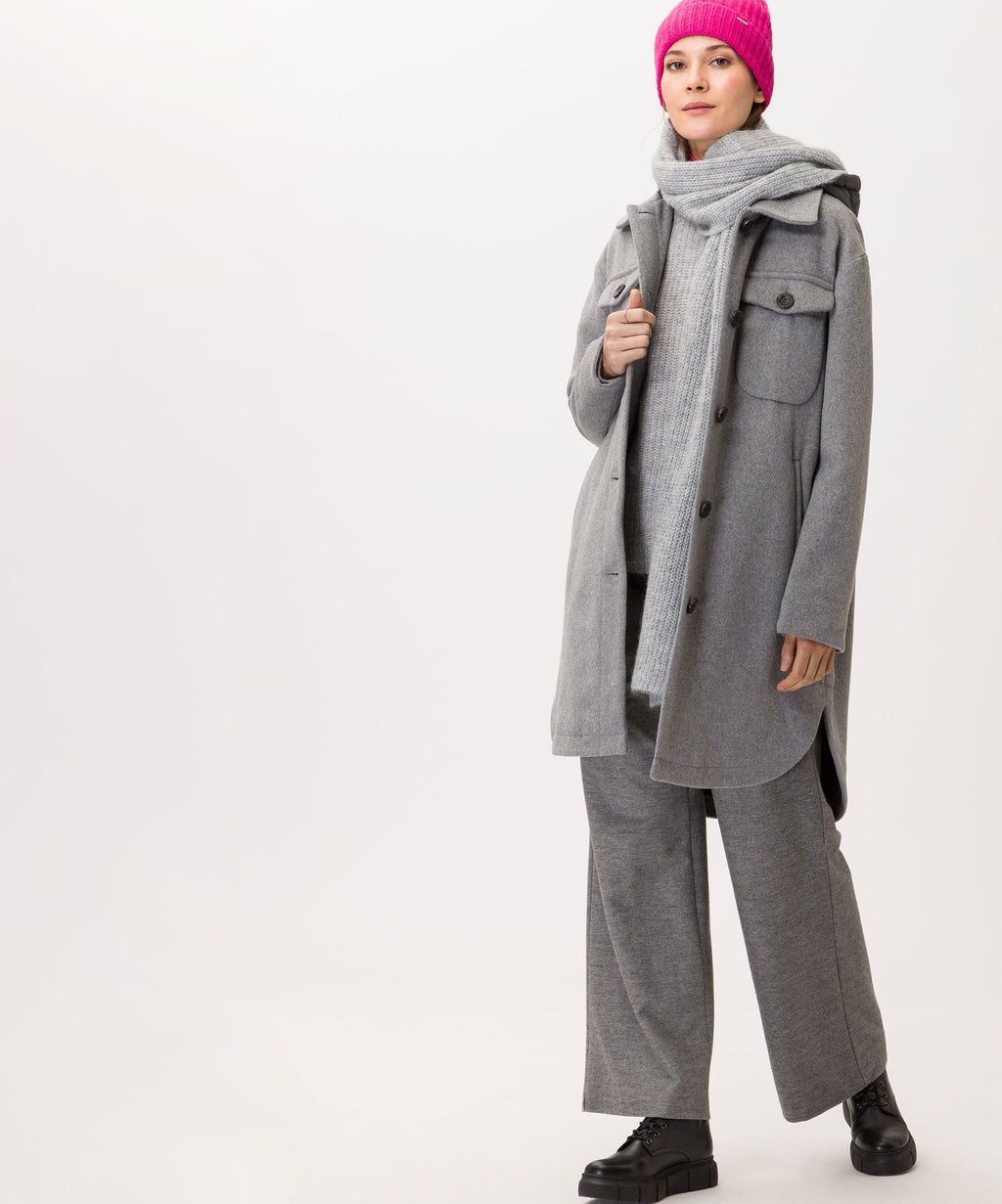 BRAX Brax Wool-Blend Hooded Coat