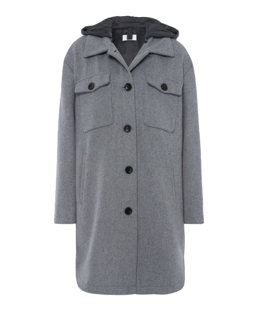 BRAX Brax Wool-Blend Hooded Coat
