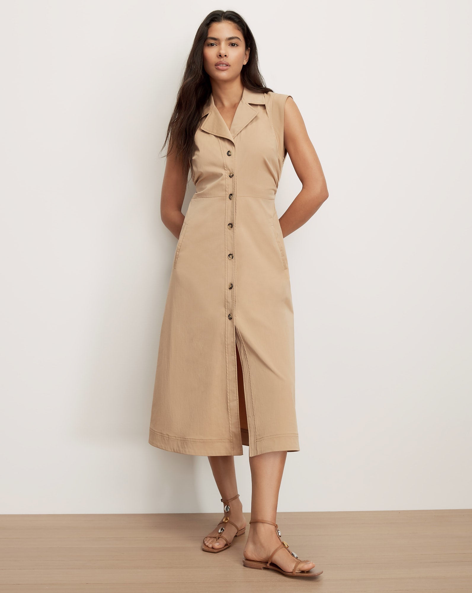 Veronica Beard Orla Dress Khaki