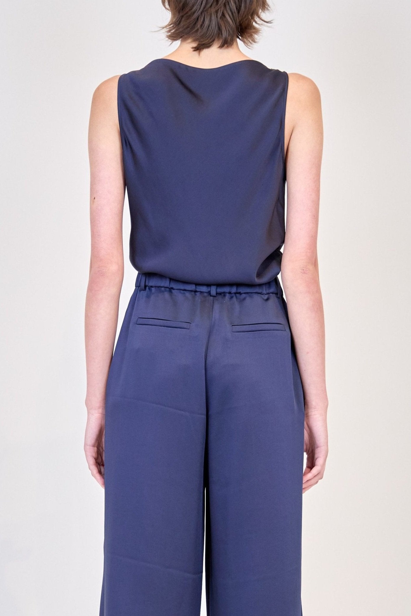 Simkhai Nubia Draped Woven Top