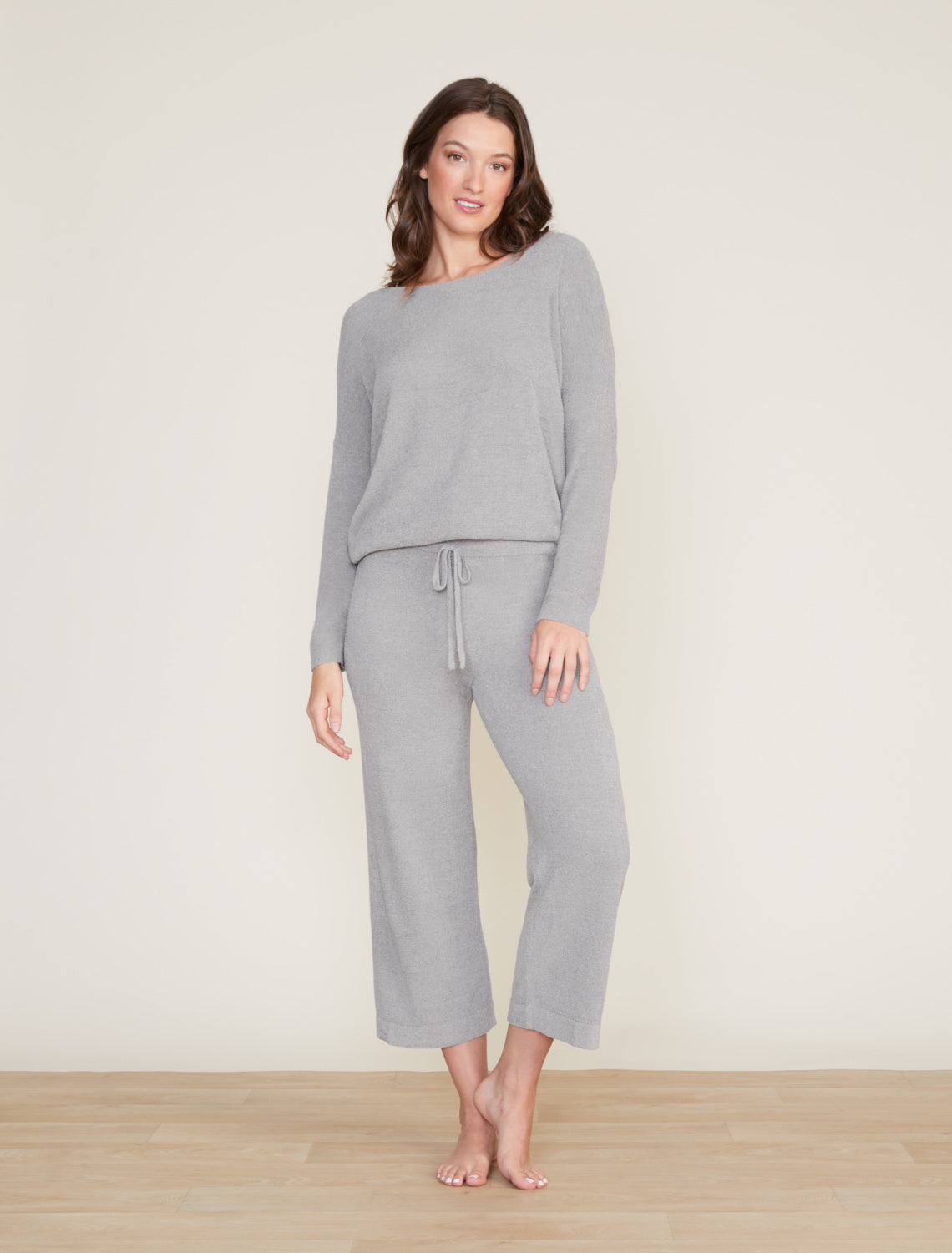 Barefoot Dreams Pull ample Ultra Lite Gris tourterelle