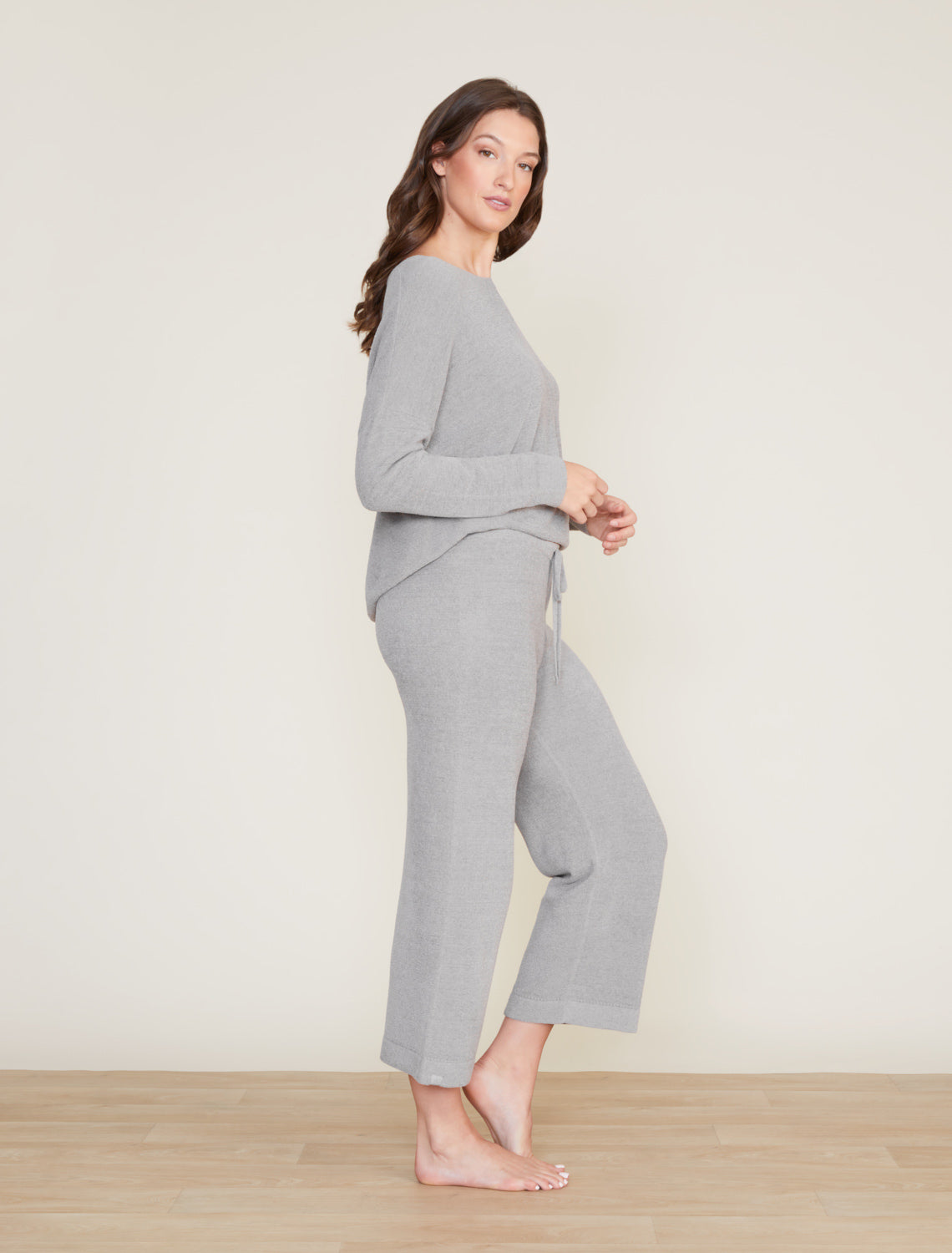 Barefoot Dreams Ultra LiteSlouchy Pullover Dove Gray