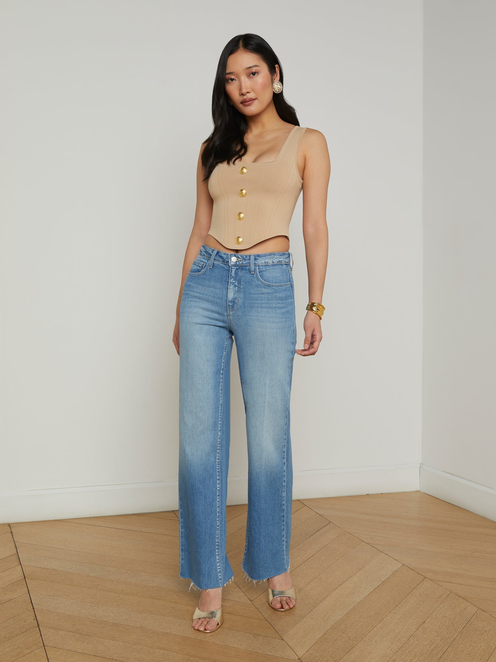 L'Agence Saga Bustier Top