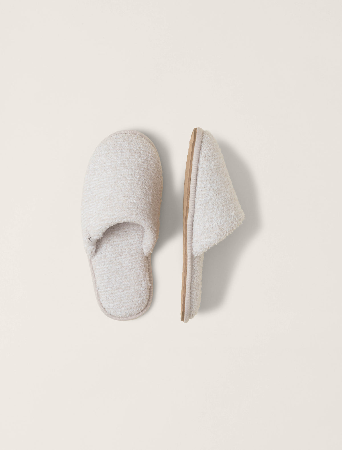 Pantoufles unisexes pour femme Barefoot Dreams BDUCC23137 Cc Pierre/Blanc
