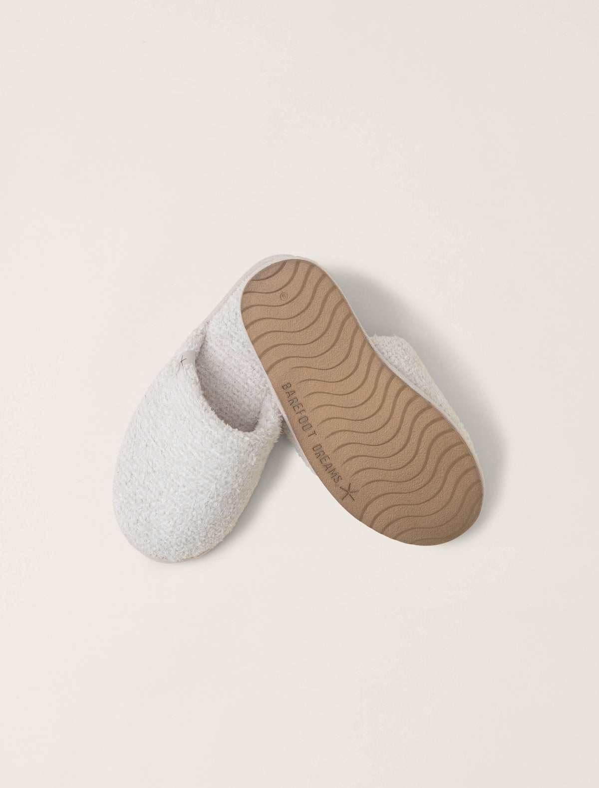 Pantoufles unisexes pour femme Barefoot Dreams BDUCC23137 Cc Pierre/Blanc
