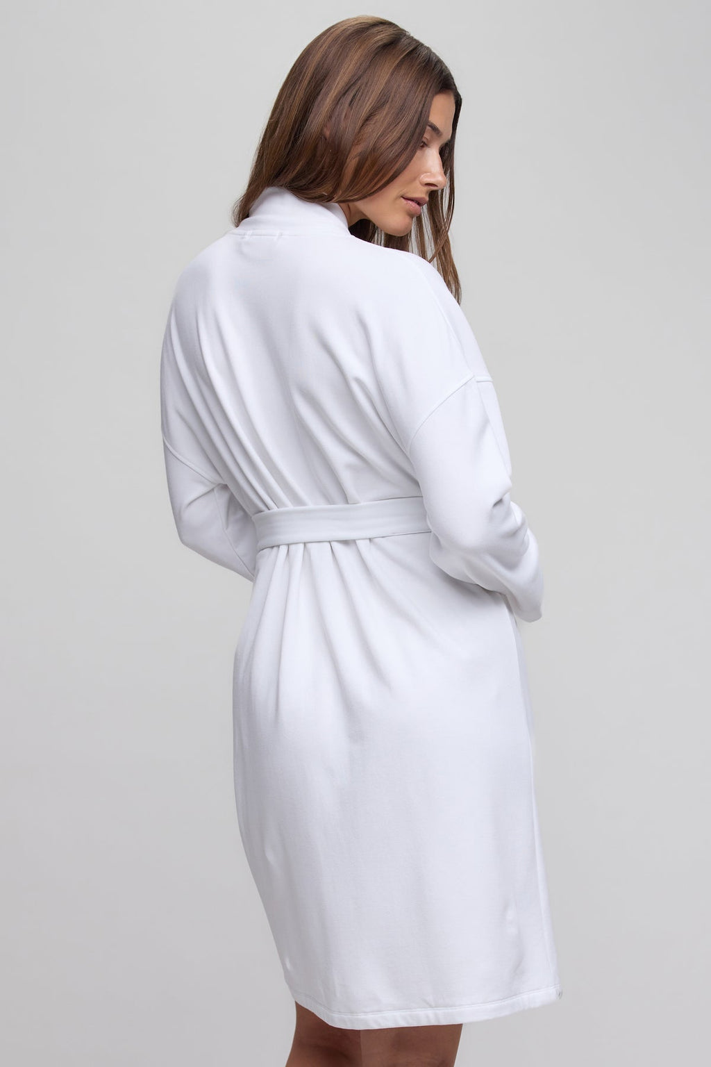 Peignoir d'intérieur Brushed Luxe pour femme Barefoot Dreams BDWMC26903 Sel marin