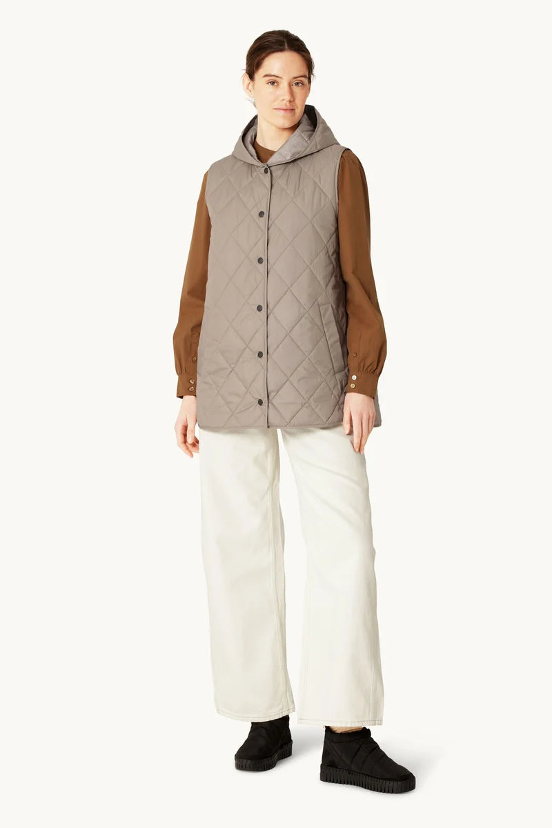 Ilse Jacobsen Quilted Long Vest