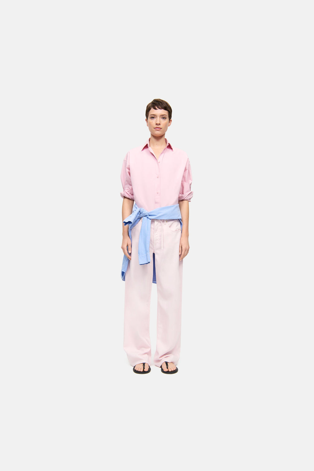 Cambio Baggy Pant Blush Dust