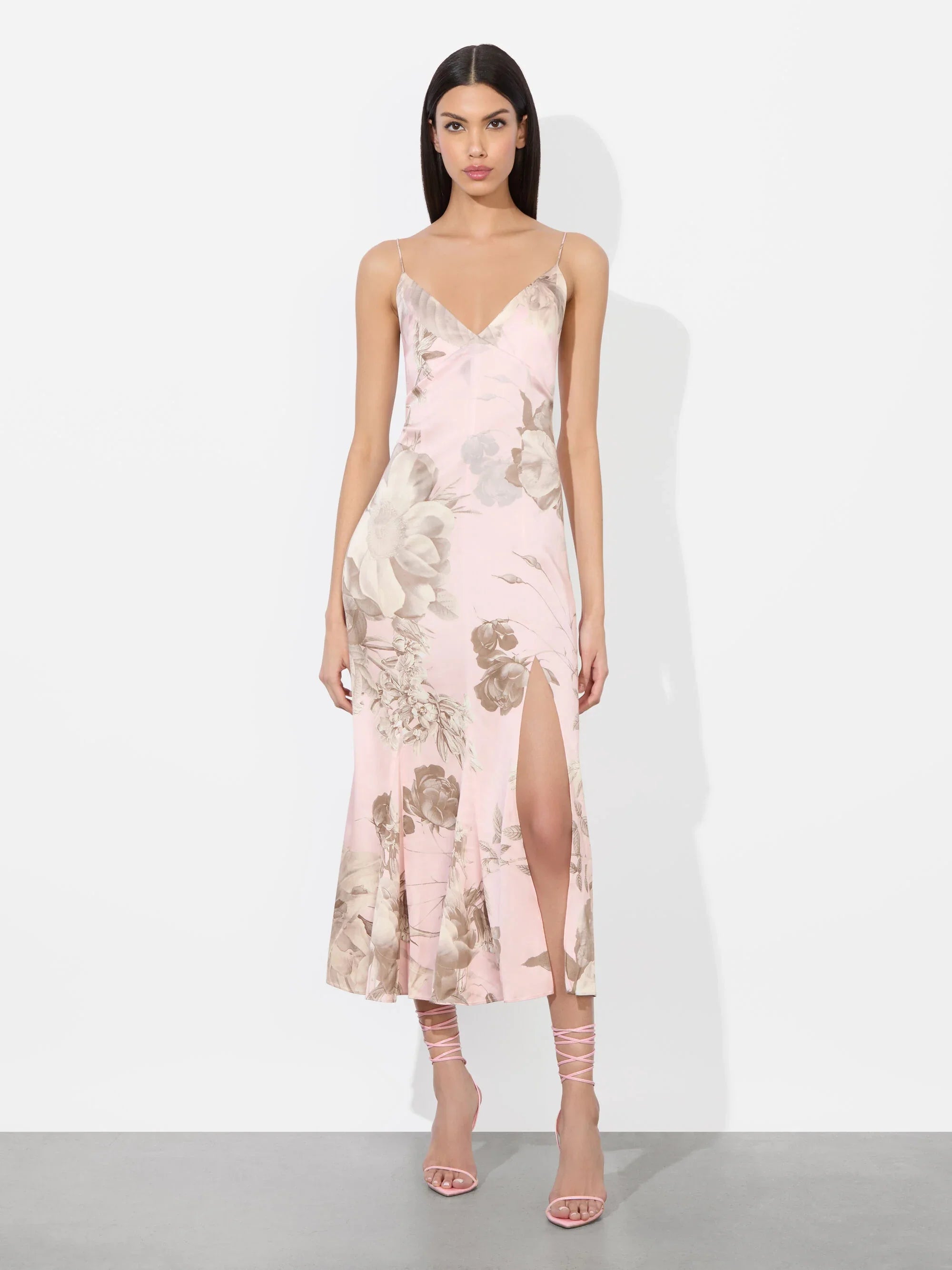 Alice & Olivia Julietta Midi Slip Dress