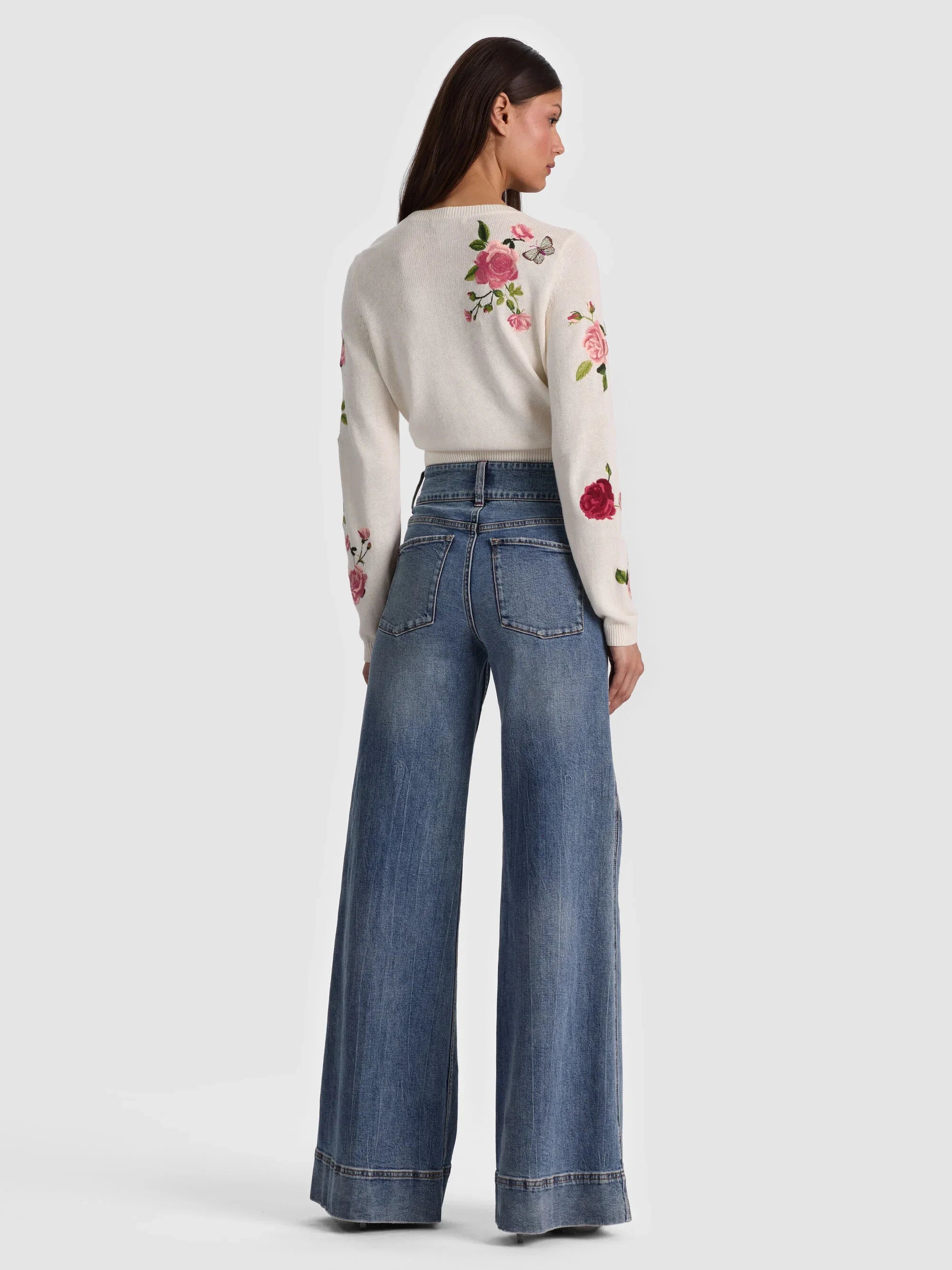 Alice + Olivia Dollie Cardigan - Off White